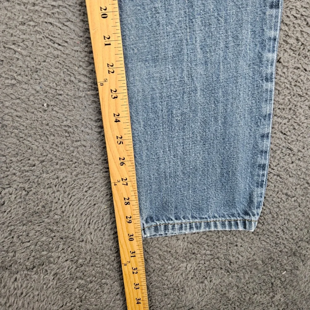 Levis 514 Straight Leg‎ Mens 30x32 Jeans Light Wash Blue Denim